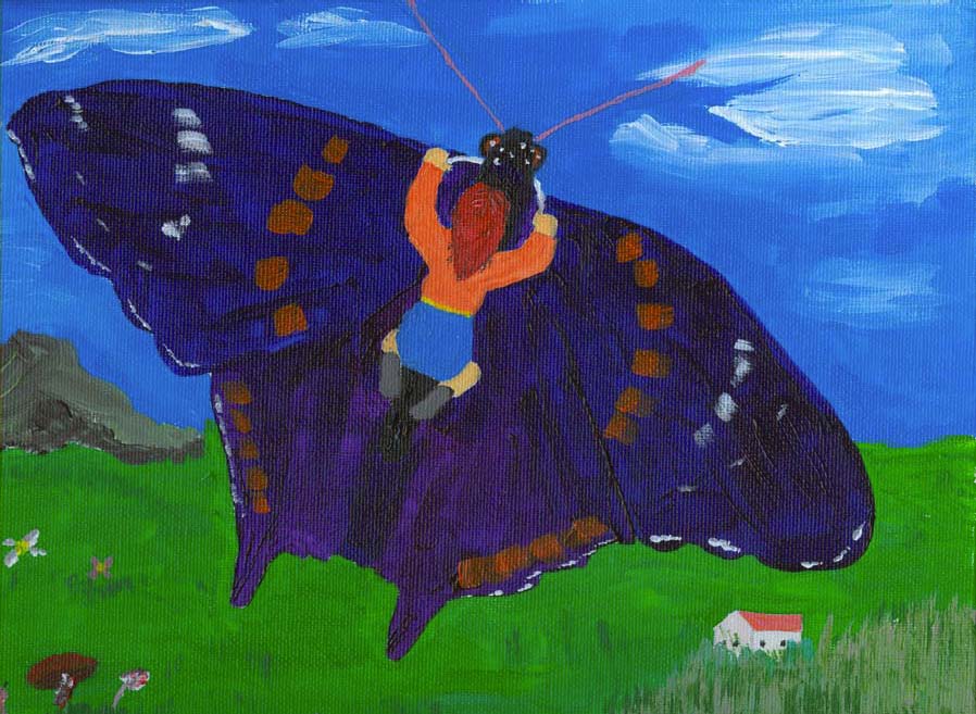 Giant Purple Butterfly and other childrens stories